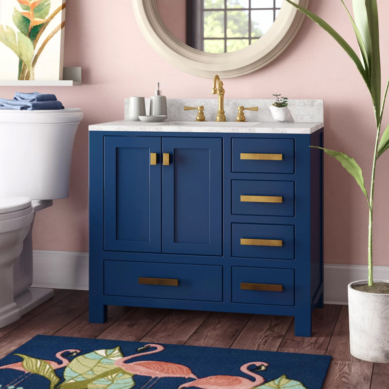 Rosecliff Heights Crisler 36" Single Bathroom Vanity Set & Reviews